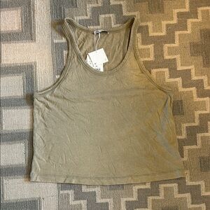 Zara Olive Green Women's Tank Top